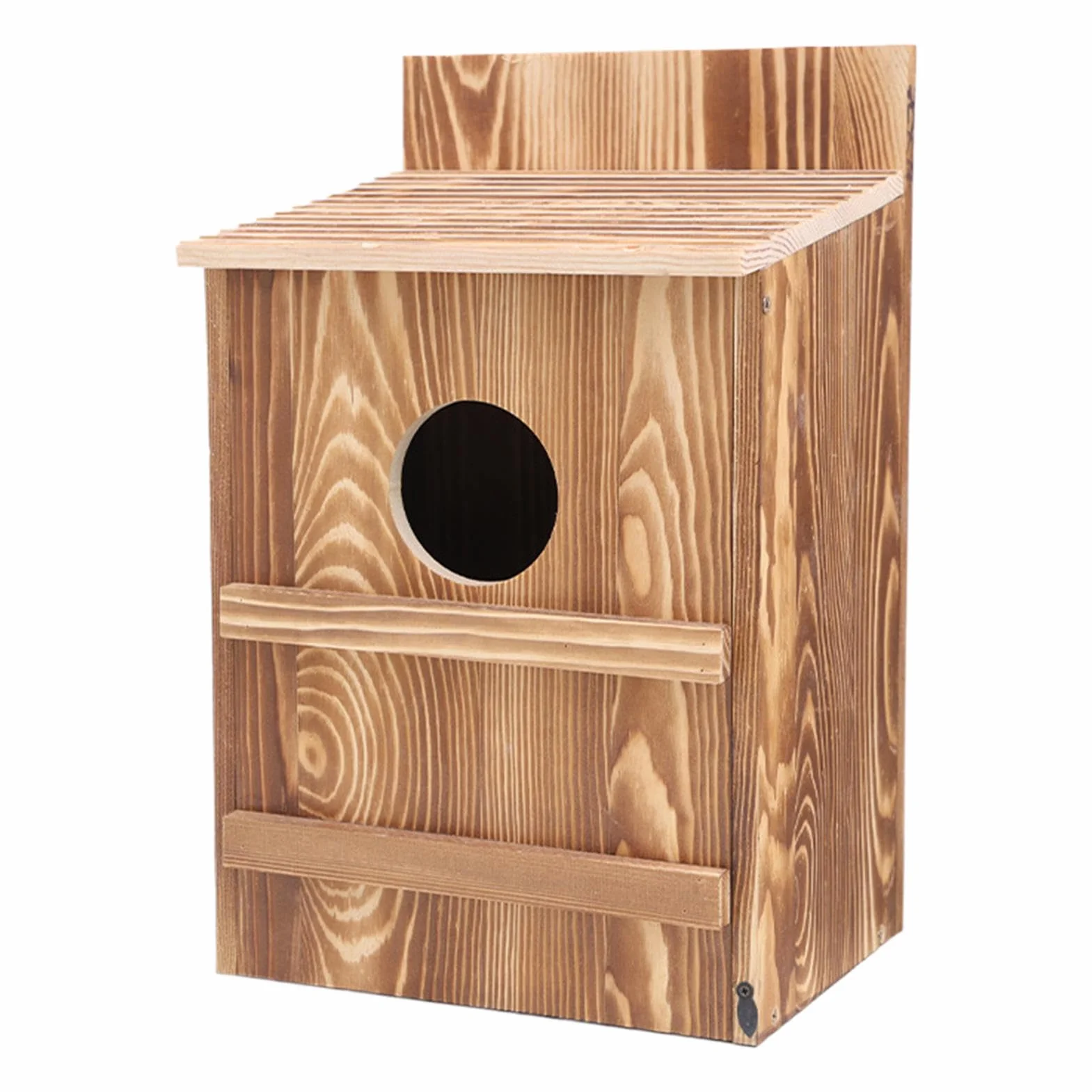 Birgin Para Búhos - De Anidación De Búhos | De Alojamiento De Pájaros | Oigla Al Aire Libre Con Apertura Circular | Montaje Fácil Gran Nidar Para Cercernícalos | Incluye D
