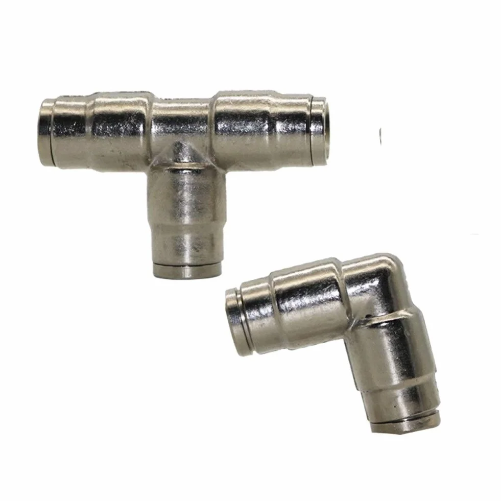 Adaptador de Conector de Manguera Conector Rápido de Alta Presión Conector de Bloqueo Deslizante de 3/8" para 10 Piezas de Boquilla Roscada de 3/16" Boquilla Atomizadora de Refrigeraciónrícola/Cctor A