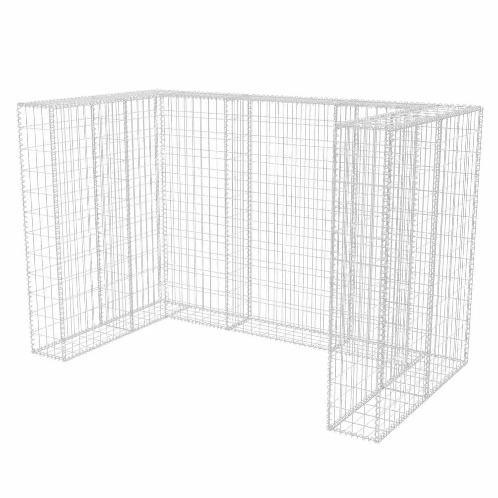 VidaXL Cesta Muro Gaviones Malla Metálica 180x100x120 cm