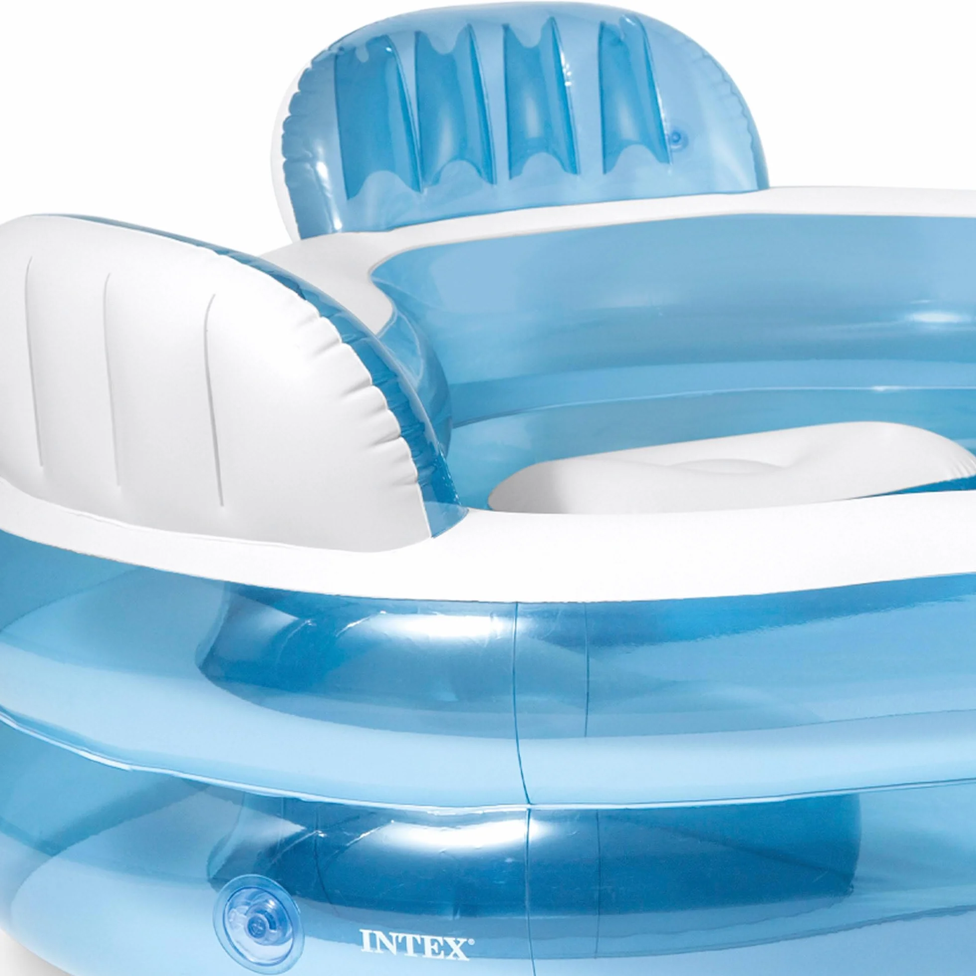 Intex Piscina Hinchable Familiar 229x229x66 cm 990 litros Vinilo Resistente con Asientos