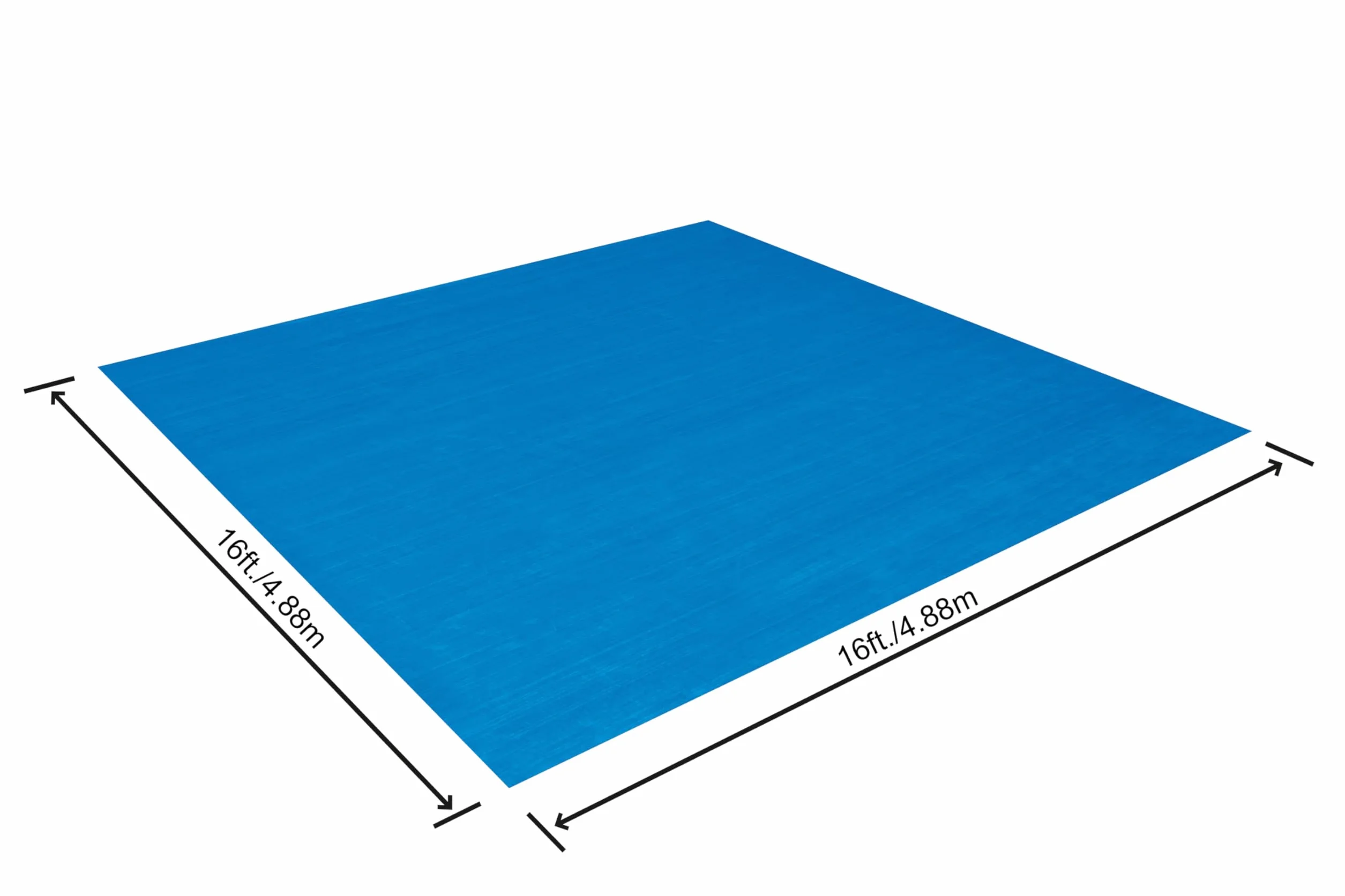 BETSWAY Tapiz Protector de Suelo 488x488 cm para Piscinas Desmontables Azul