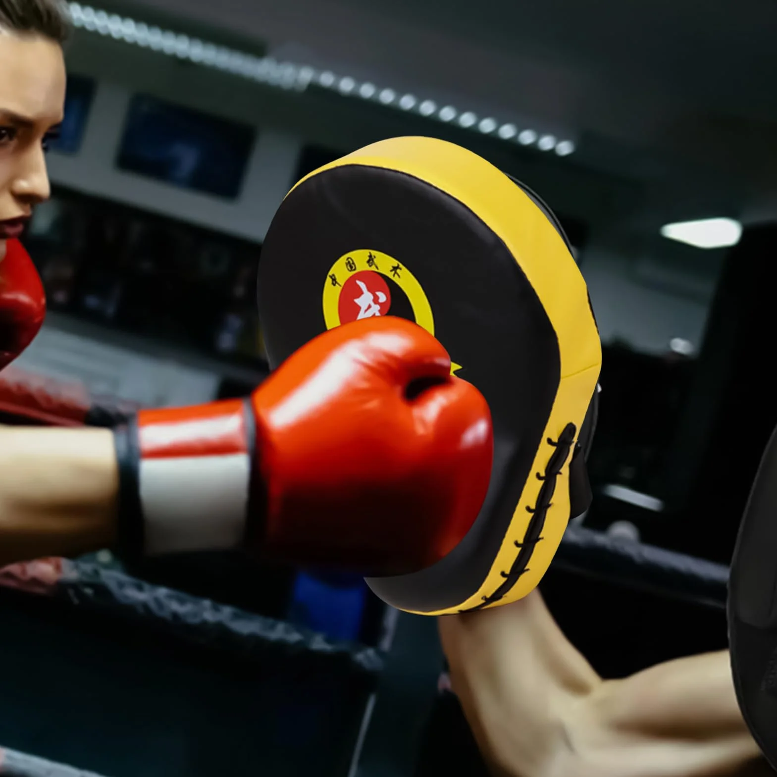 Almohadillas de Golpe Portátiles para Muay Thai, Kickboxing, Entrenamiento Adultos