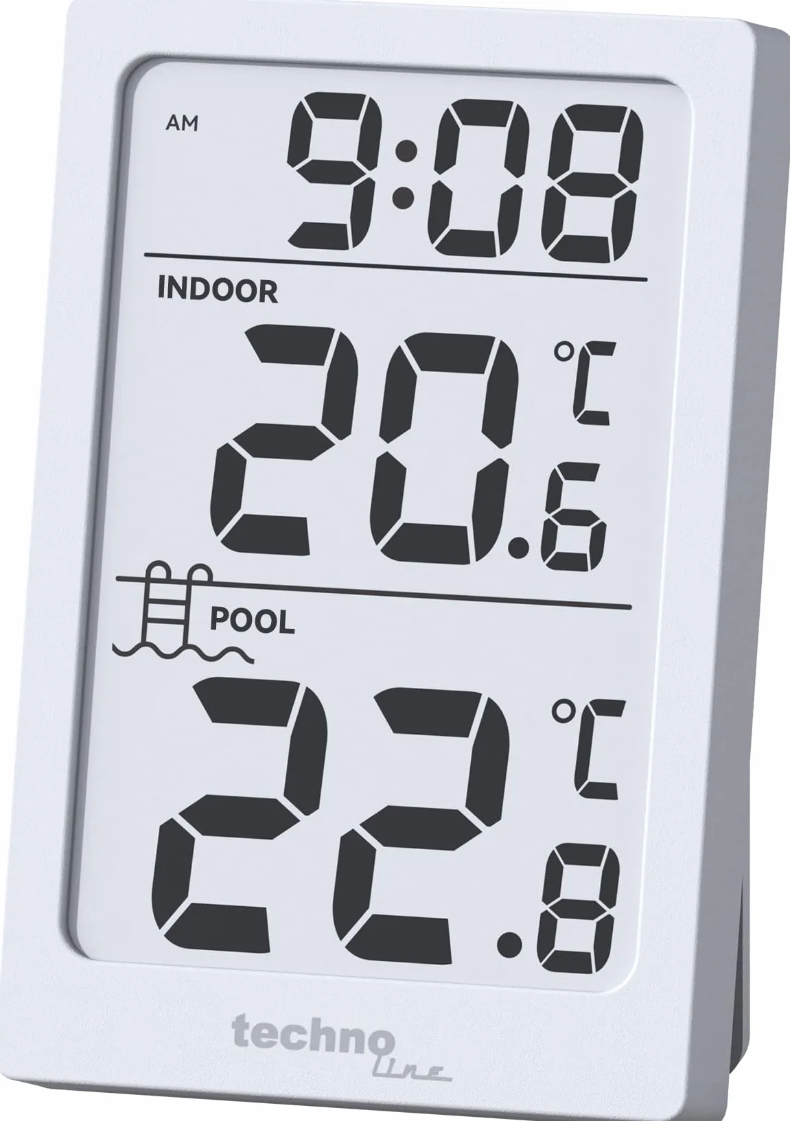 Technoline WS9079 Termómetro digital inalámbrico para piscina con estación