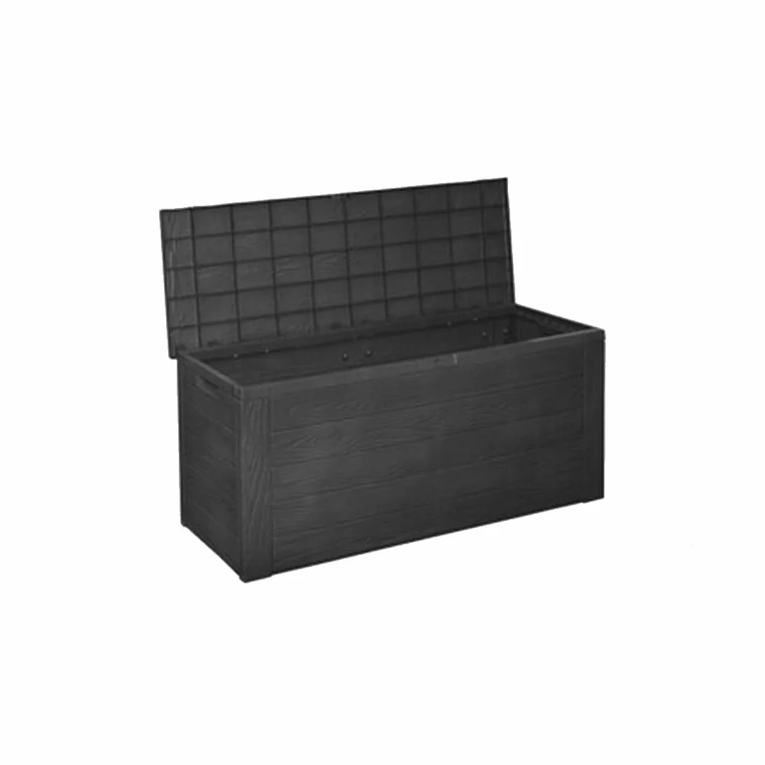 Acomoda Textil Baul de Almacenaje Exterior 300 Litros 120x45x57 cm Arcon para Jardin Terraza Balcon