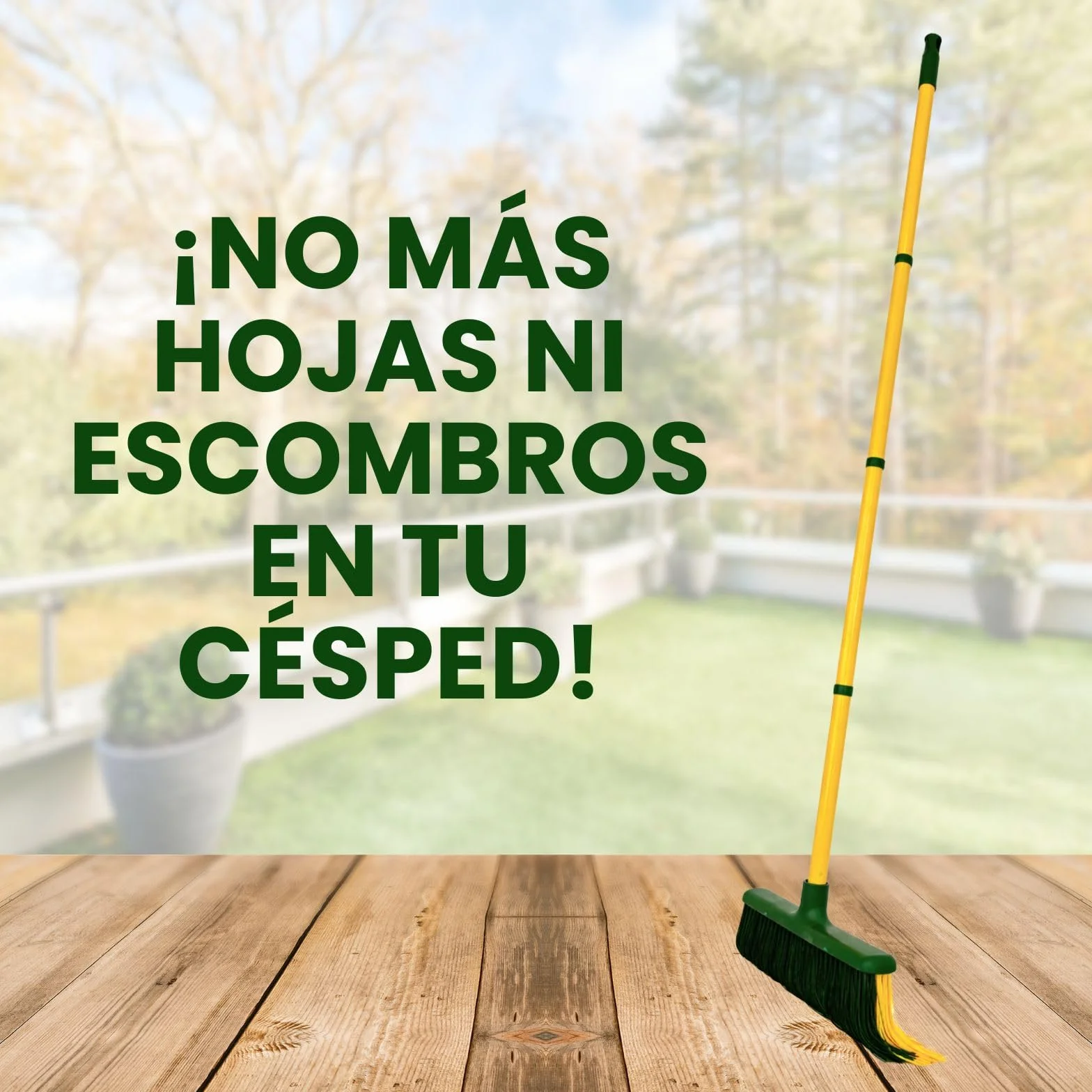 Cepillo para Césped Artificial con Mango Extensible 0,80–1,40 m Limpieza y Mantenimiento