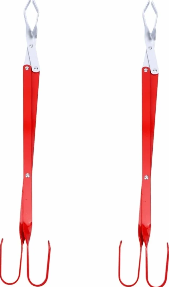 2 Pinzas para Asar, de Acero Inoxidable, para Barbacoa, con Cierre de Seguridad para Alimentos, para Cocina, Tijeras, alicates, Pinza para Pan y Barbacoa.