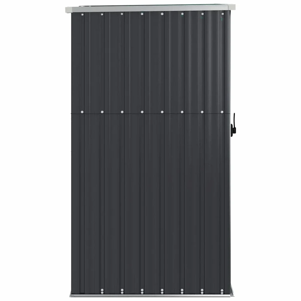 vidaXL Cobertizo de Jardín Acero Galvanizado 88x89x159 cm Caseta Almacenamiento Exterior Puerta Cerrable Armario Herramientas Resistente Clima