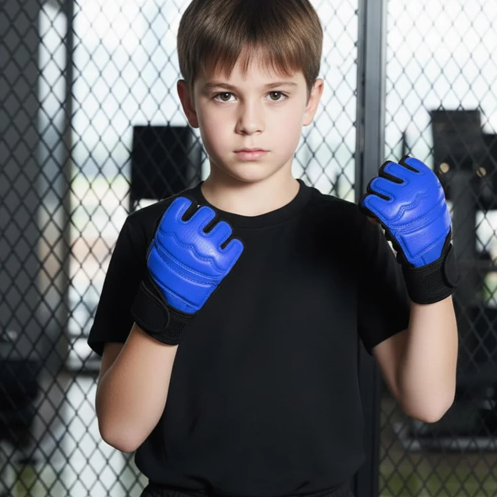 Guantes de Boxeo para Niños MMA Kárate Taekwondo 3-12 años