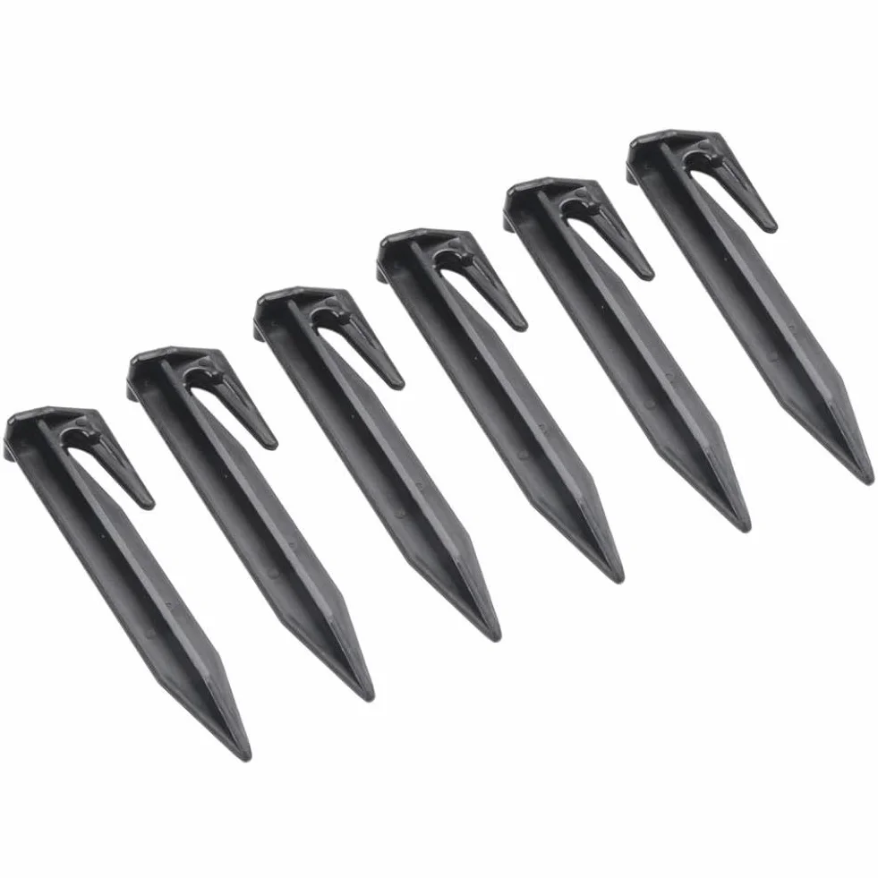 Clavijas de límite para cortacésped, 100 Uds., para Anclaje de Cables de Robot cortacésped, estacas de plástico para césped compatibles con diámetro de 0, 1, 3 y 8mm