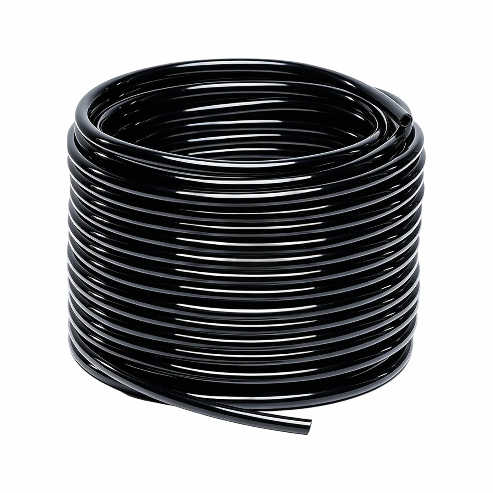 Tubo de riego por goteo de PE de 3/8", manguera de distribución de 9/12 mm y 50 m (164 pies) para riego de jardín, línea de riego flexible para invernadero, huerto, césped y bancales elevados