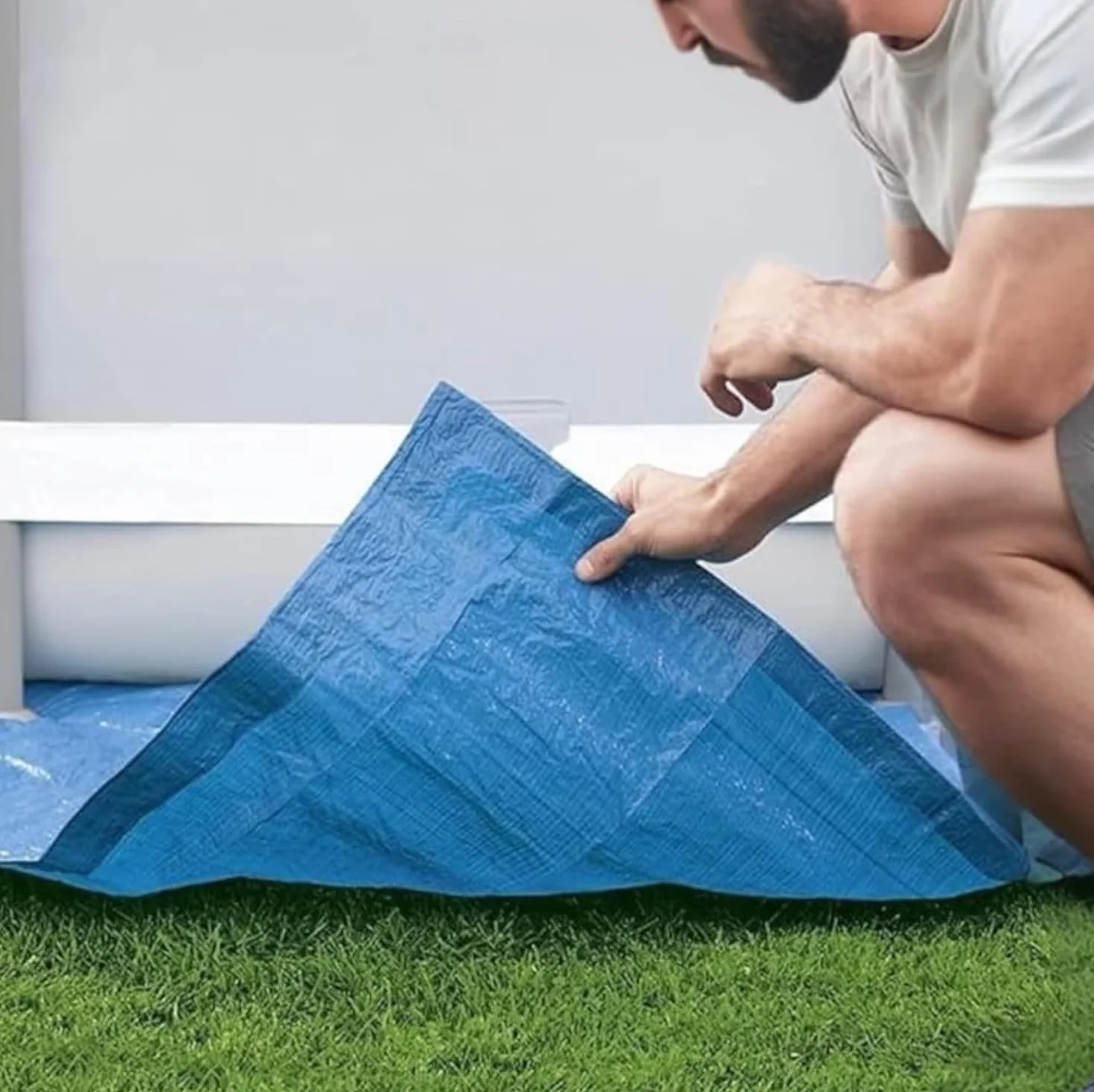 Suelo Piscina Desmontable Rectangular 250x450cm Exterior