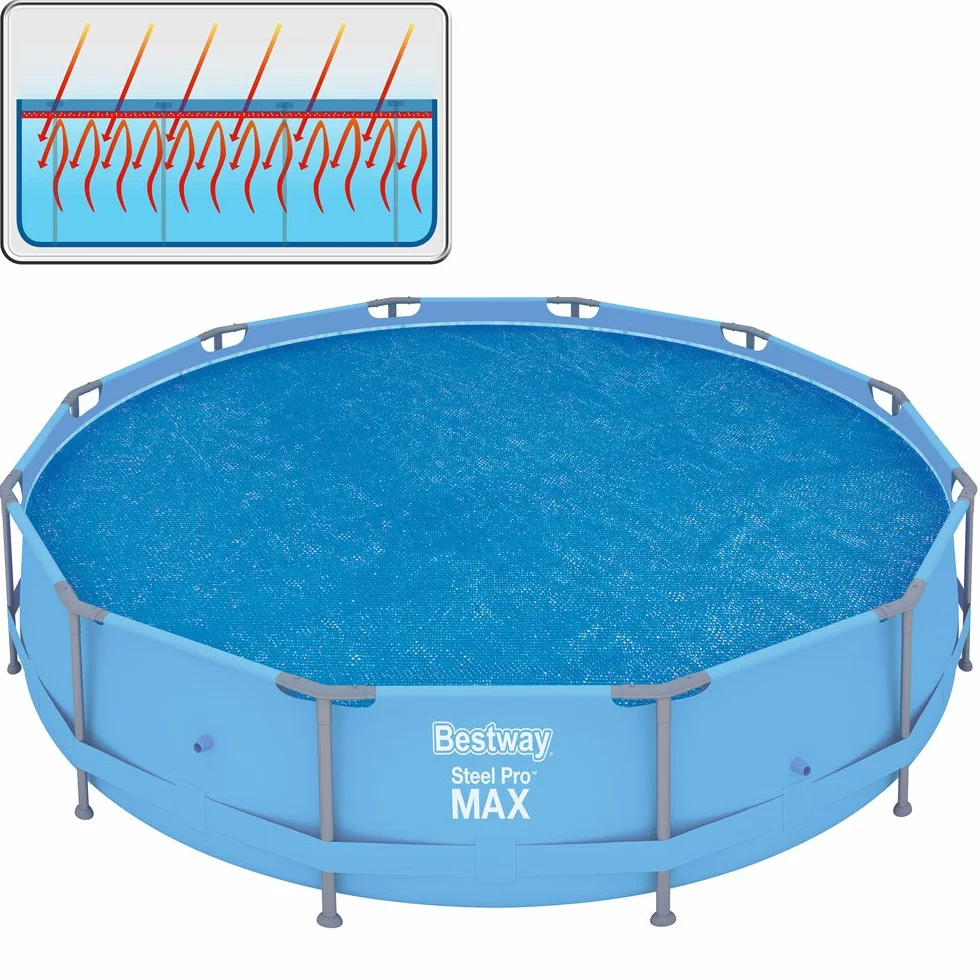 Bestway Cobertor Solar para Piscina Desmontable Ø356 cm