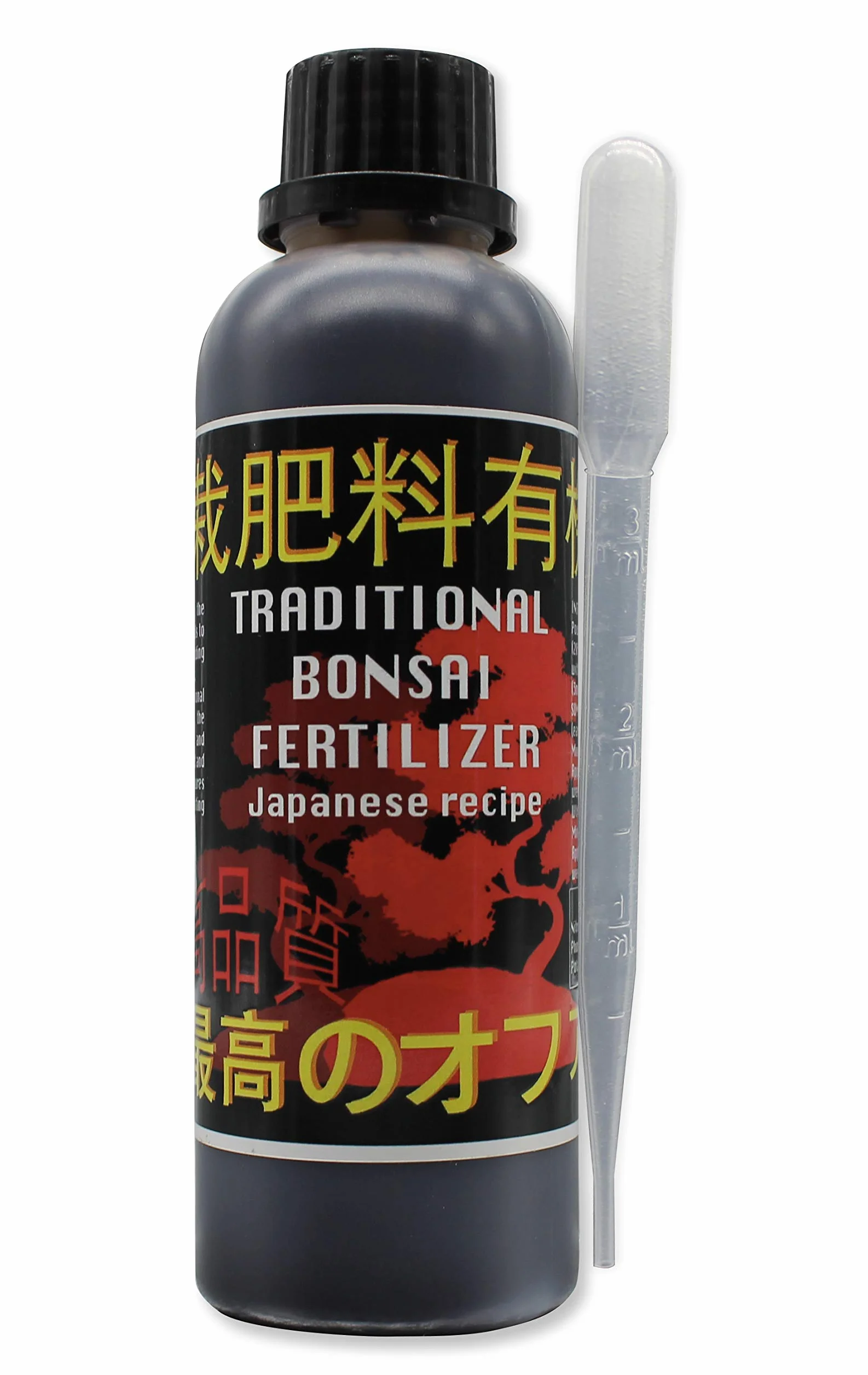 Fertilizante Tradicional japonés Bonsai - Fertilizante líquido con cuentagotas 250ml