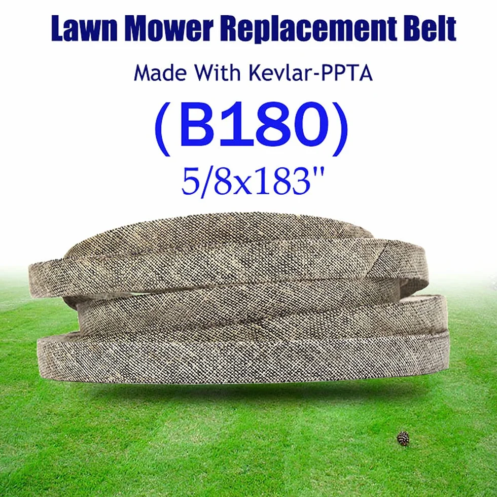 (B180) Correa de repuesto para cortacésped de 0.625x183 "hecha con Kevlar para AYP 510201301