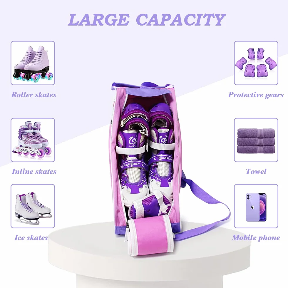 Bolsa para Patines Adulto 4 Ruedas Talla 43 EU