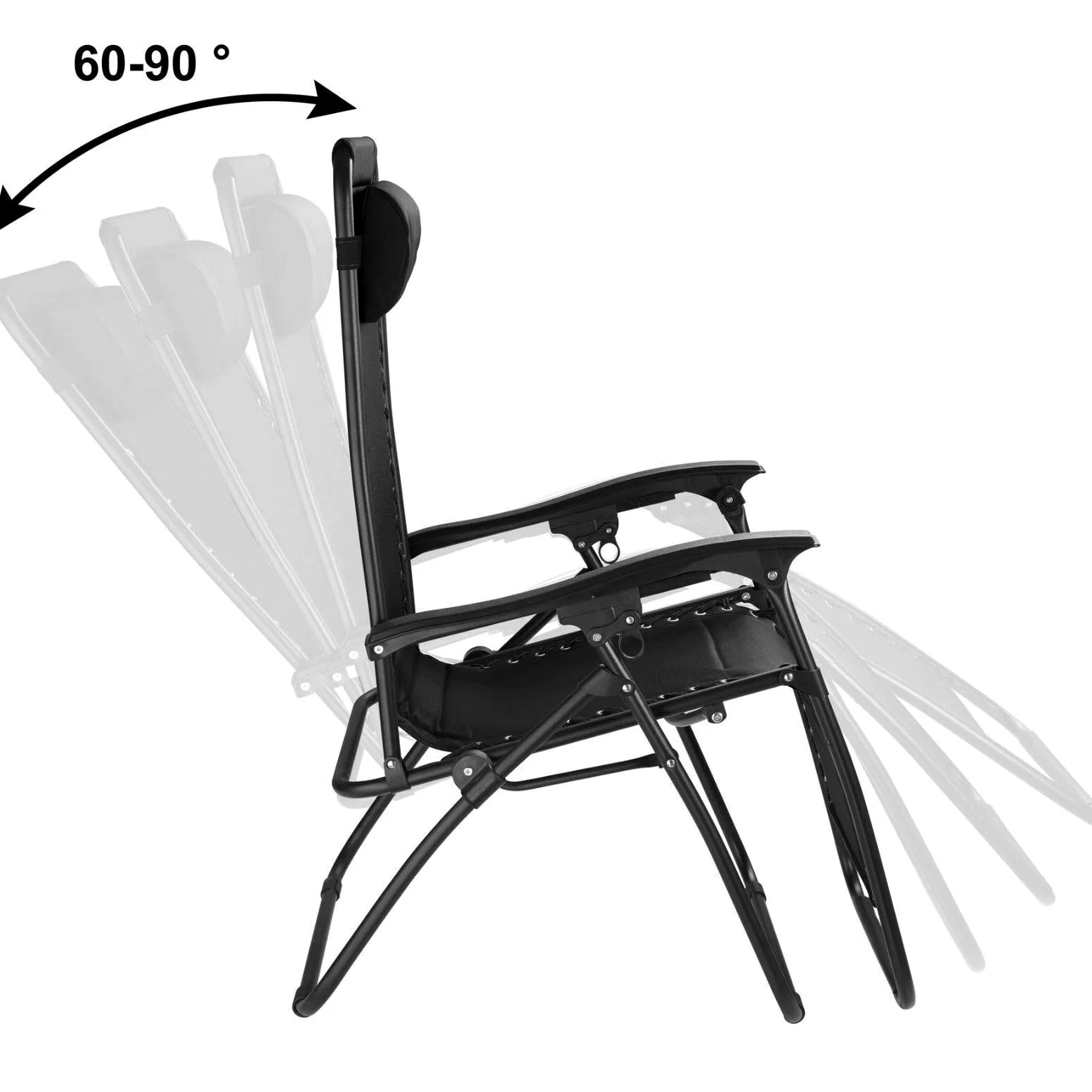 SOLMAR Silla Plegable Tumbona Hamaca Gravedad Cero Playa Piscina Camping Reposa Cabeza
