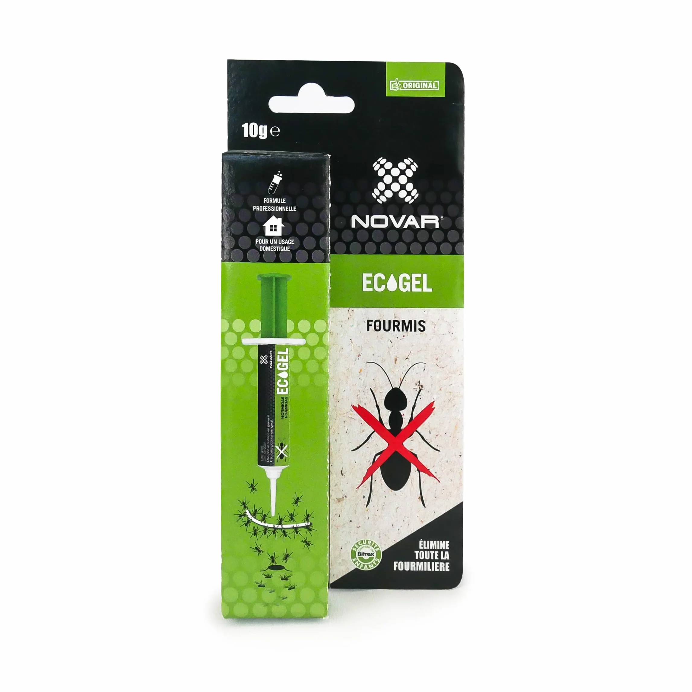 Hormigas Eficacia Profesional Jeringa 10gr Ecopack 1 unidad Caja de cartón