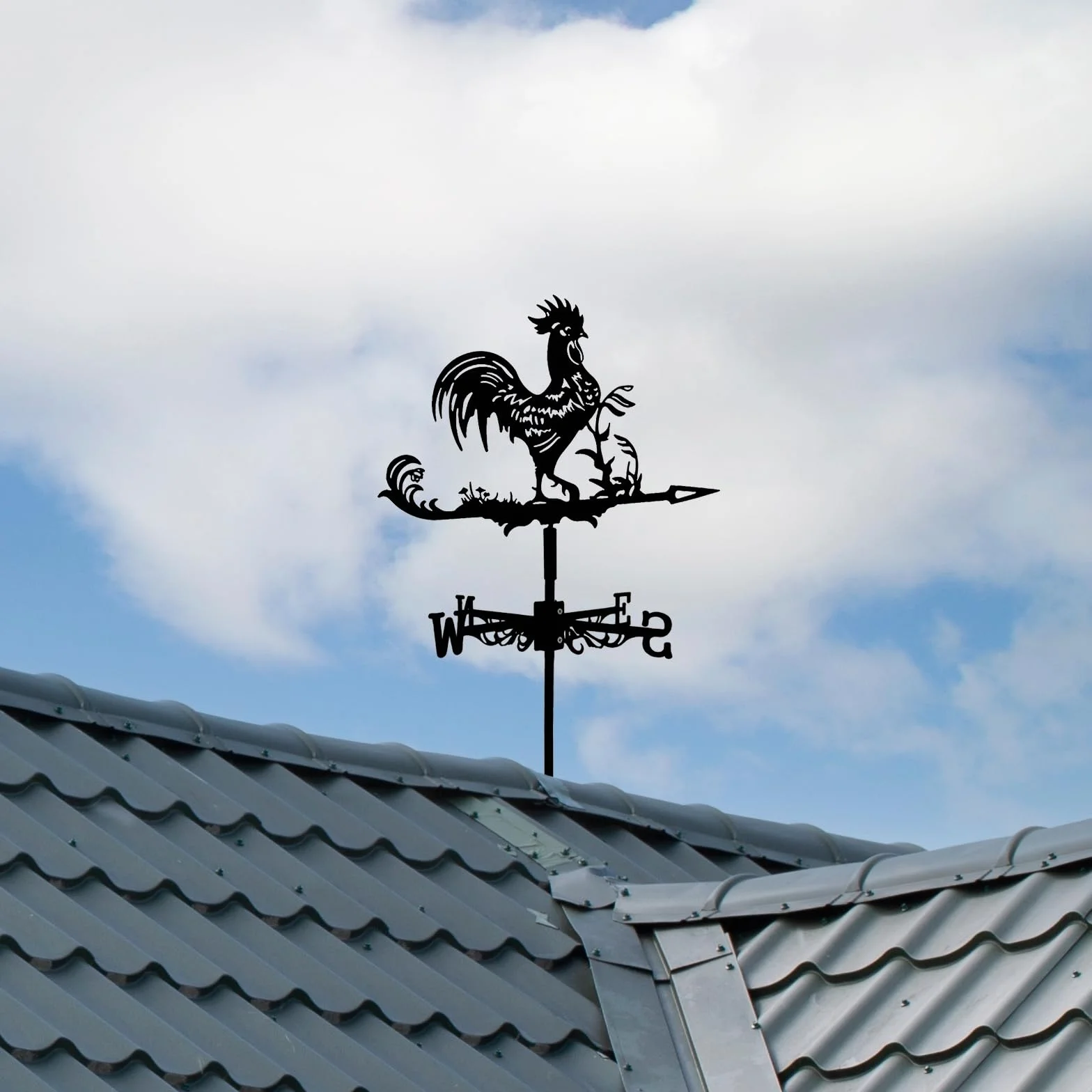 Veleta de Metal para Exteriores, Granja, Patio, Jardín