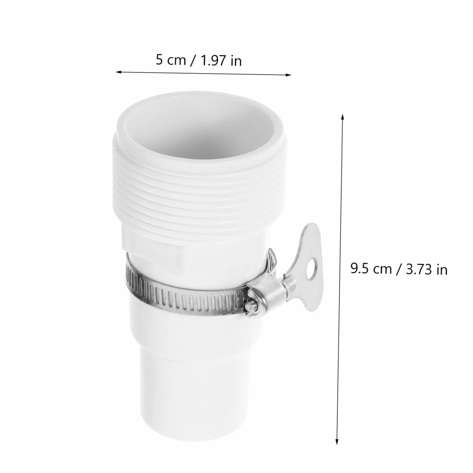 Yardwe 3 Juegos Adaptador De Manguera De Piscina Adaptador Universal De Resistente es De De Piscina De De Repuesto Acero Inoxidable