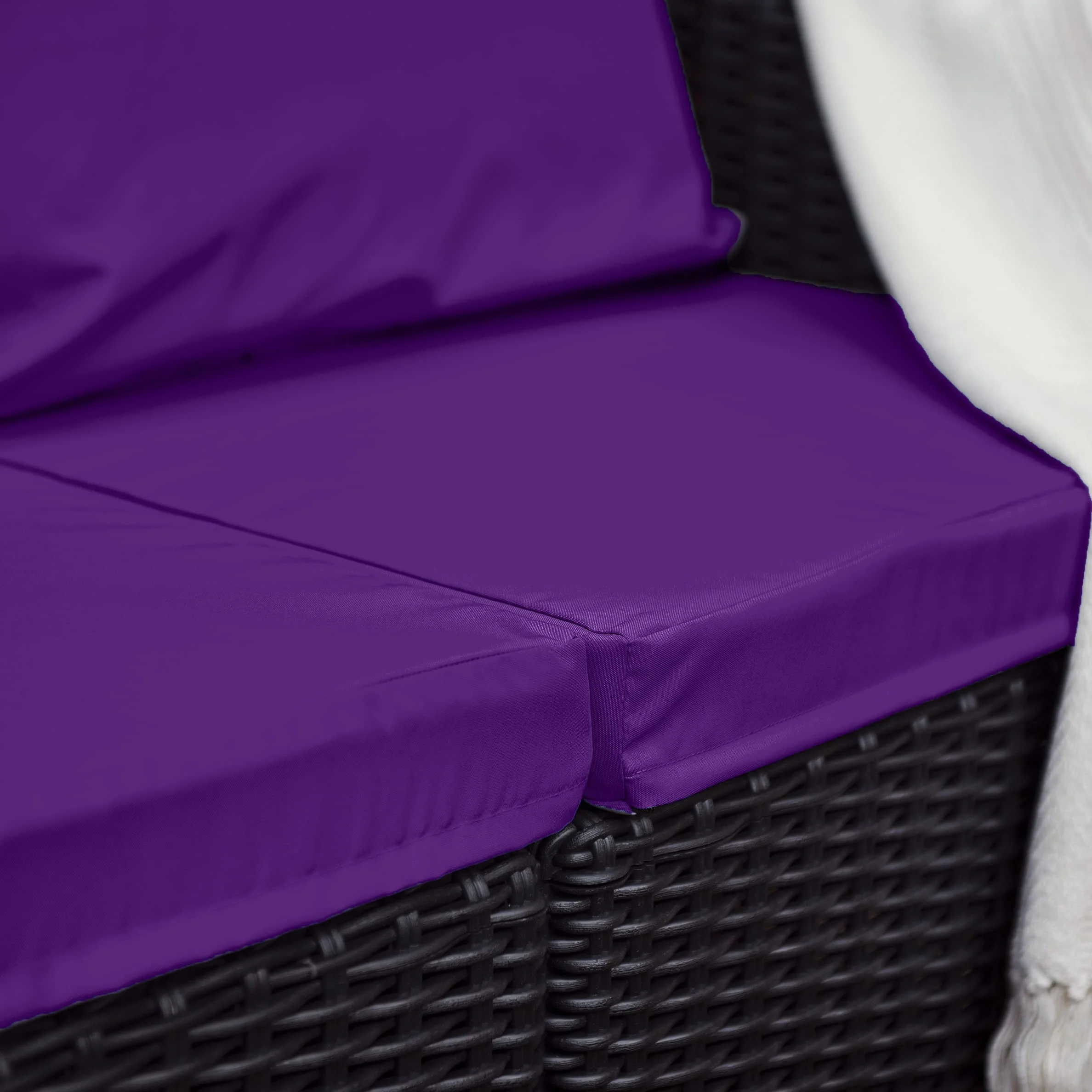 Gardenista Morado de Repuesto 2 Piezas Juego de Cojines para Keter Allibert California al Aire Libre sillón