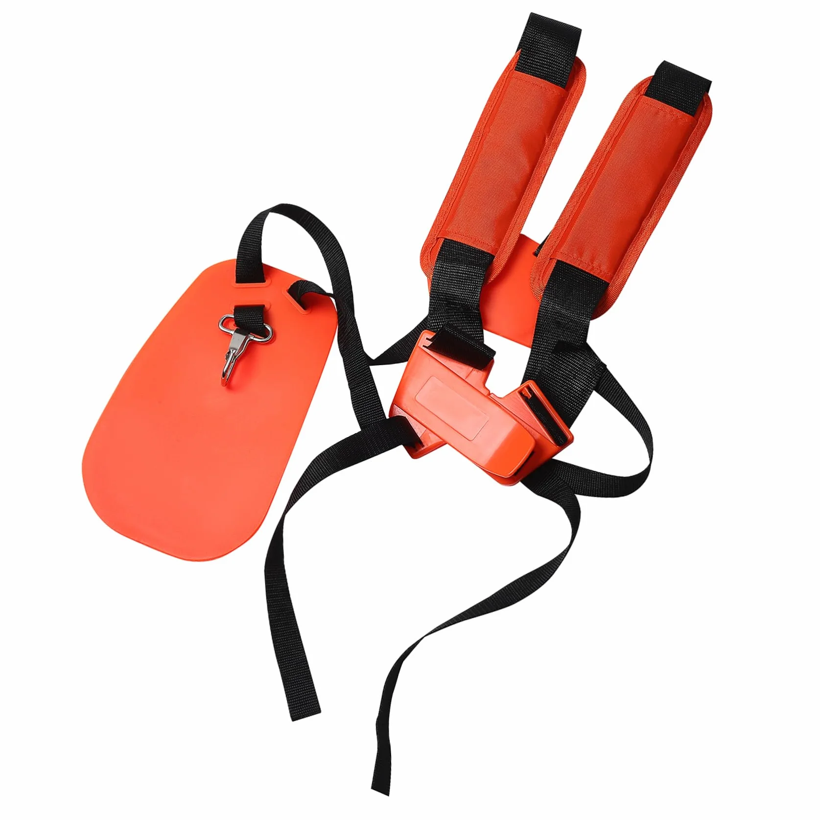 UKCOCO Correa de Transporte para Cortacésped Naranja de Oxford | Doble Hombro, Ajustable para Recortadora, Reduce la Fatiga Corporal, Uso Múltiple para Herramientas de Jardín