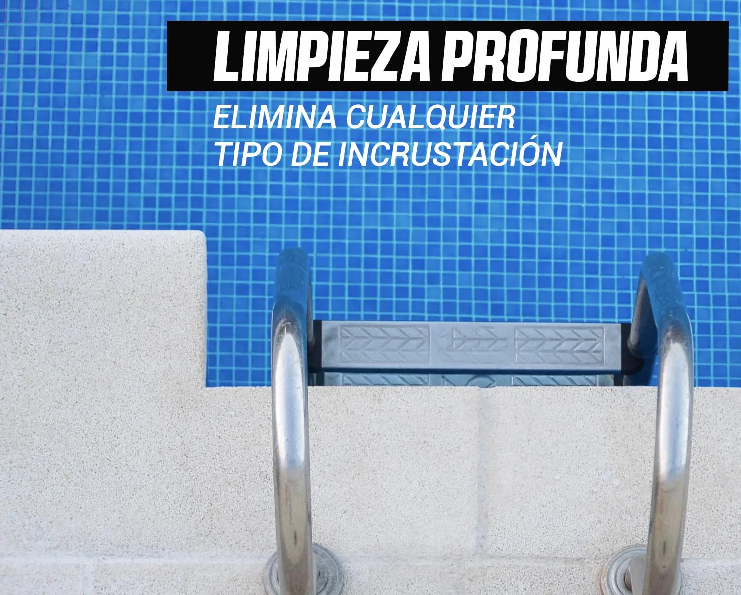 EQM ECO-501 Limpiador Desincrustante Piscinas Cemento-Gresite 5L