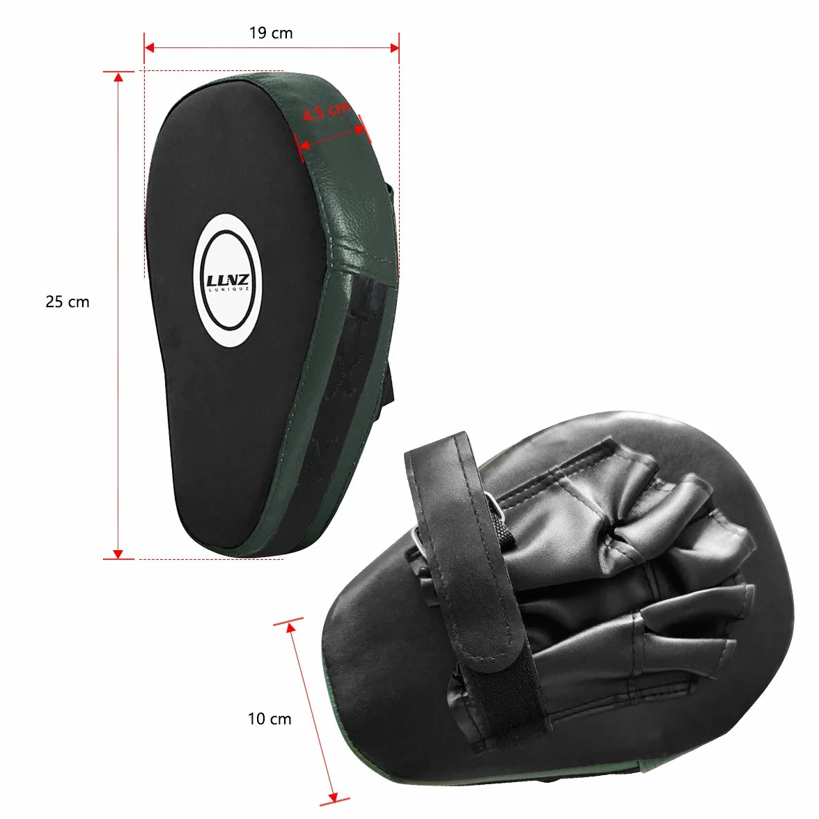 Manoplas de Boxeo PU, Protectores de Mano Precontorneados para Kick Boxing, Muay Thai, MMA