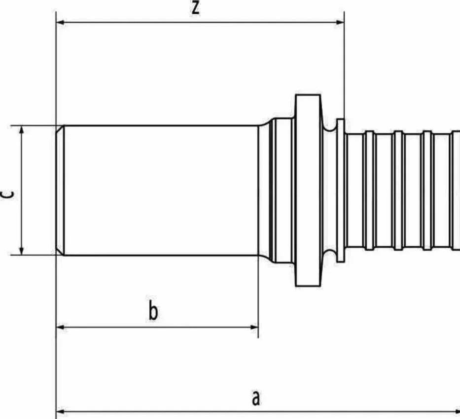 Rehau - Manguito union rautitan sx diámetro 32-p28mm acero