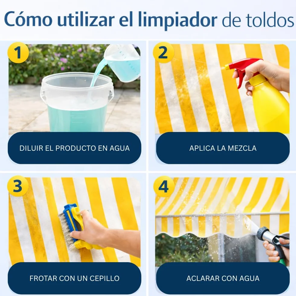 Limpiador Concentrado de Toldos y Lonas 5L Profesional para Hidrolimpiadoras