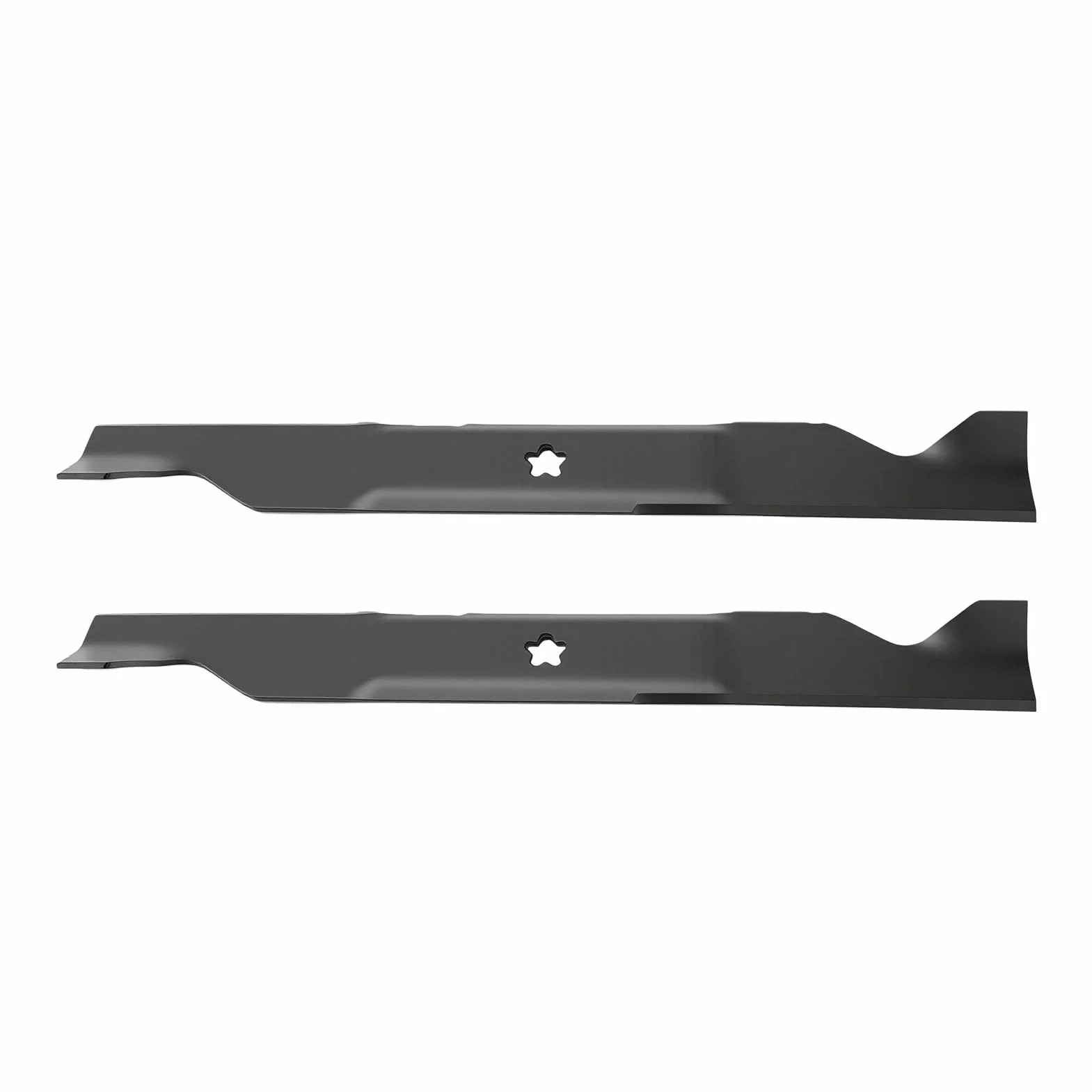 Cuchilla de Cortacésped de Alta Elevación, Repuesto de 46 Pulgadas para Cortacésped Serie YTH, Acero Al Carbono Duradero, Juego de 2 Piezas