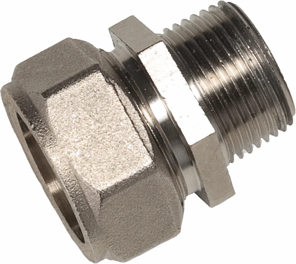 Maxline M8005 - Racor recto para tubos de 3/4 pulgadas con rosca macho NPT de 1/2 pulgadas