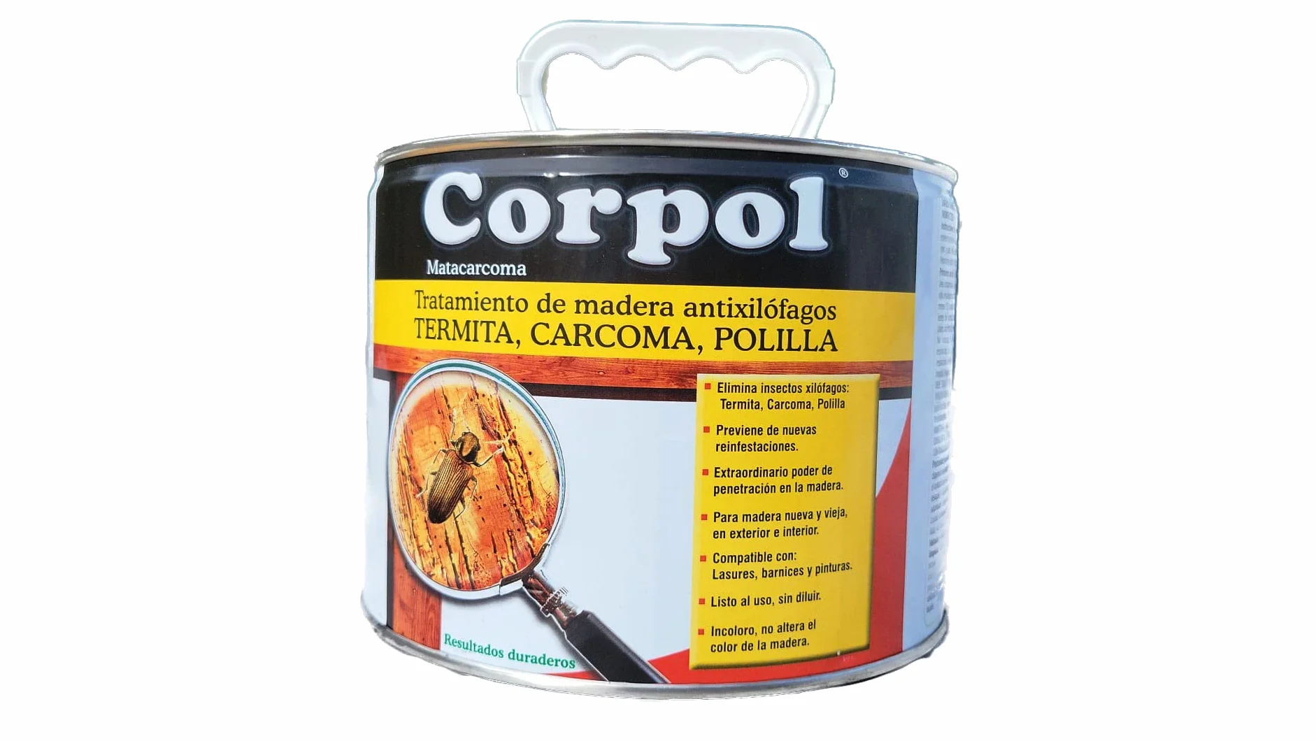 CORPOL Protector Madera Mata Carcoma Polillas Xilófagos 750ML