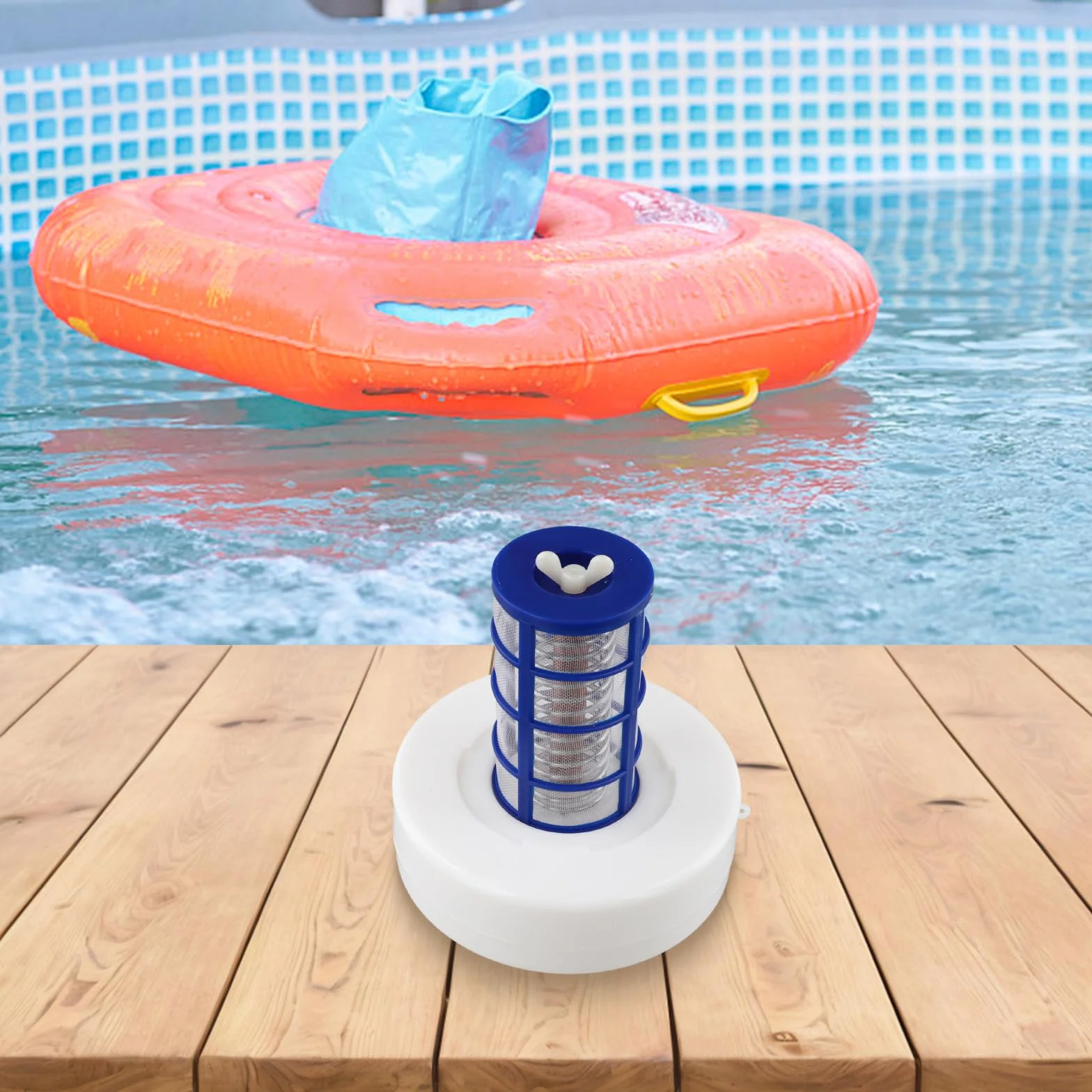 Ionizador de piscina solar purificador de agua para piscinas enterradas sobre el suelo