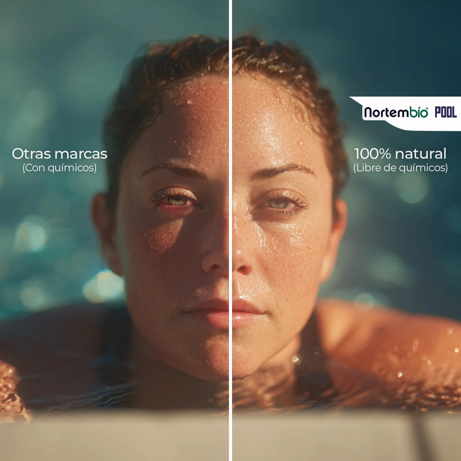 NortemBio Pool pH Minus, Reductor pH Liquido, Disminuir pH Piscina y SPA, Regulador y Equilibrador pH, Mejora la Calidad del Agua de Forma 100% Natural 1 L