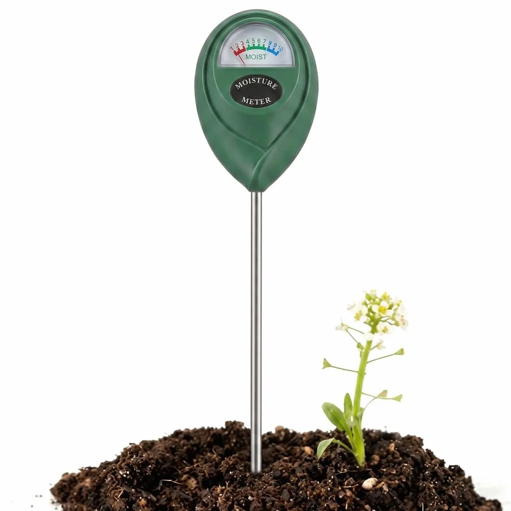 Medidor Humedad Plantas, Soil Moisture Meter con Sonda 16,5 cm, Sensor Sin Pilas, Probador Suelo Preciso