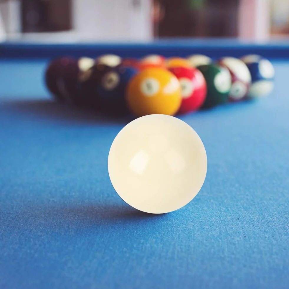 DEWIN Bola de Billar Blanca 5.72cm 2 Piezas Estándar