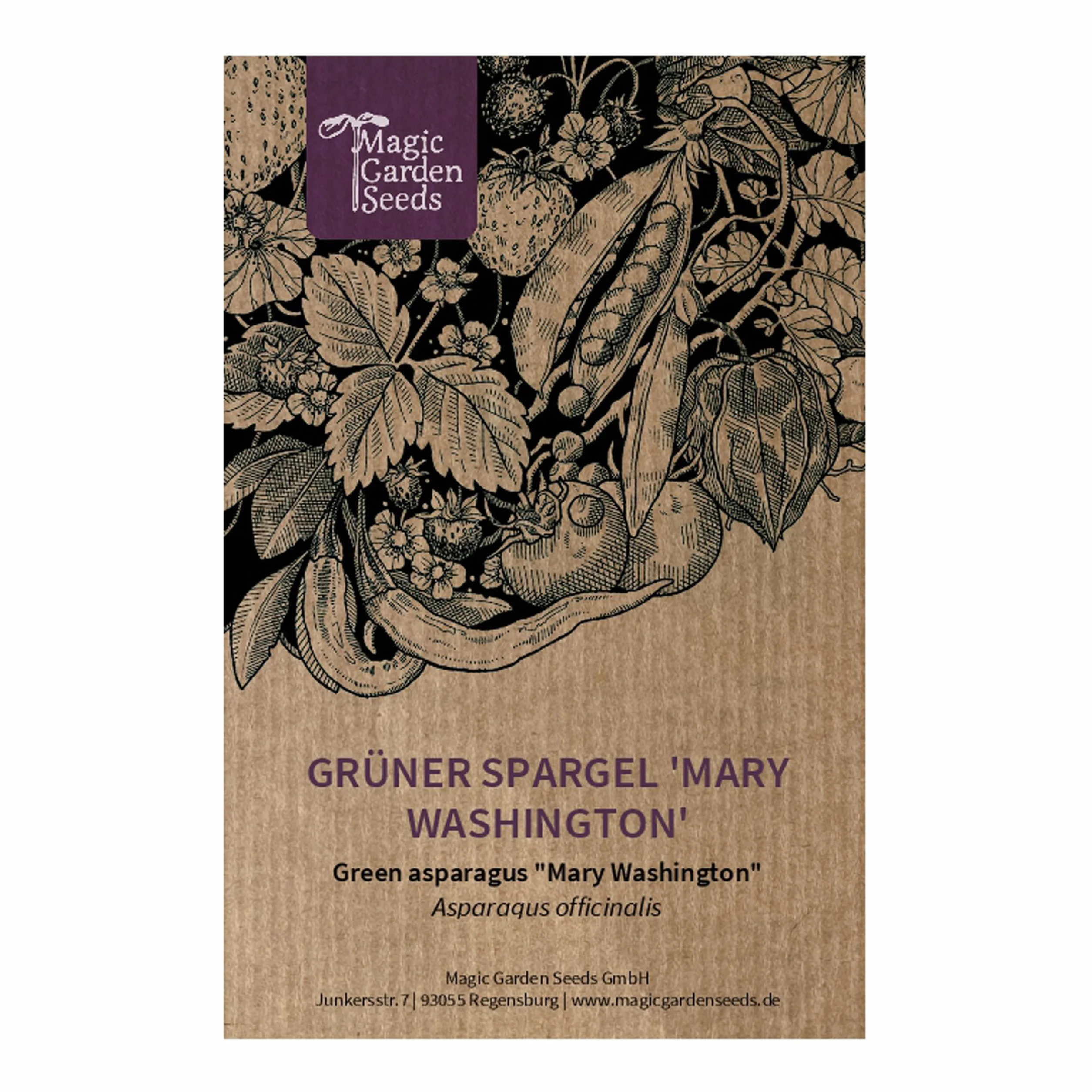 Espárrago verde Mary Washington semillas 100