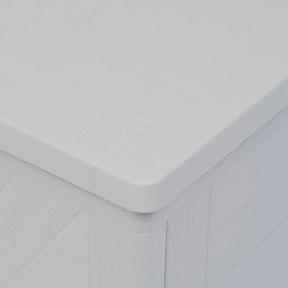 vidaXL Caja Almacenamiento Jardín 420 L Gris Claro