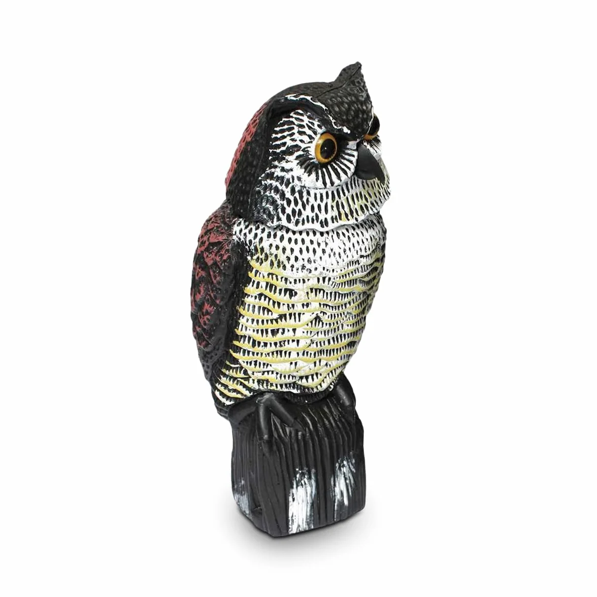 Búho Espantapájaros Biotop Gira la Cabeza con el Viento Marrón