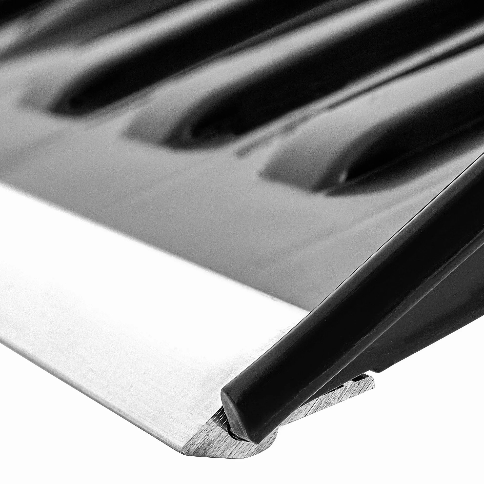 KADAX Pala quitanieves de aluminio 55 x 145 cm negro