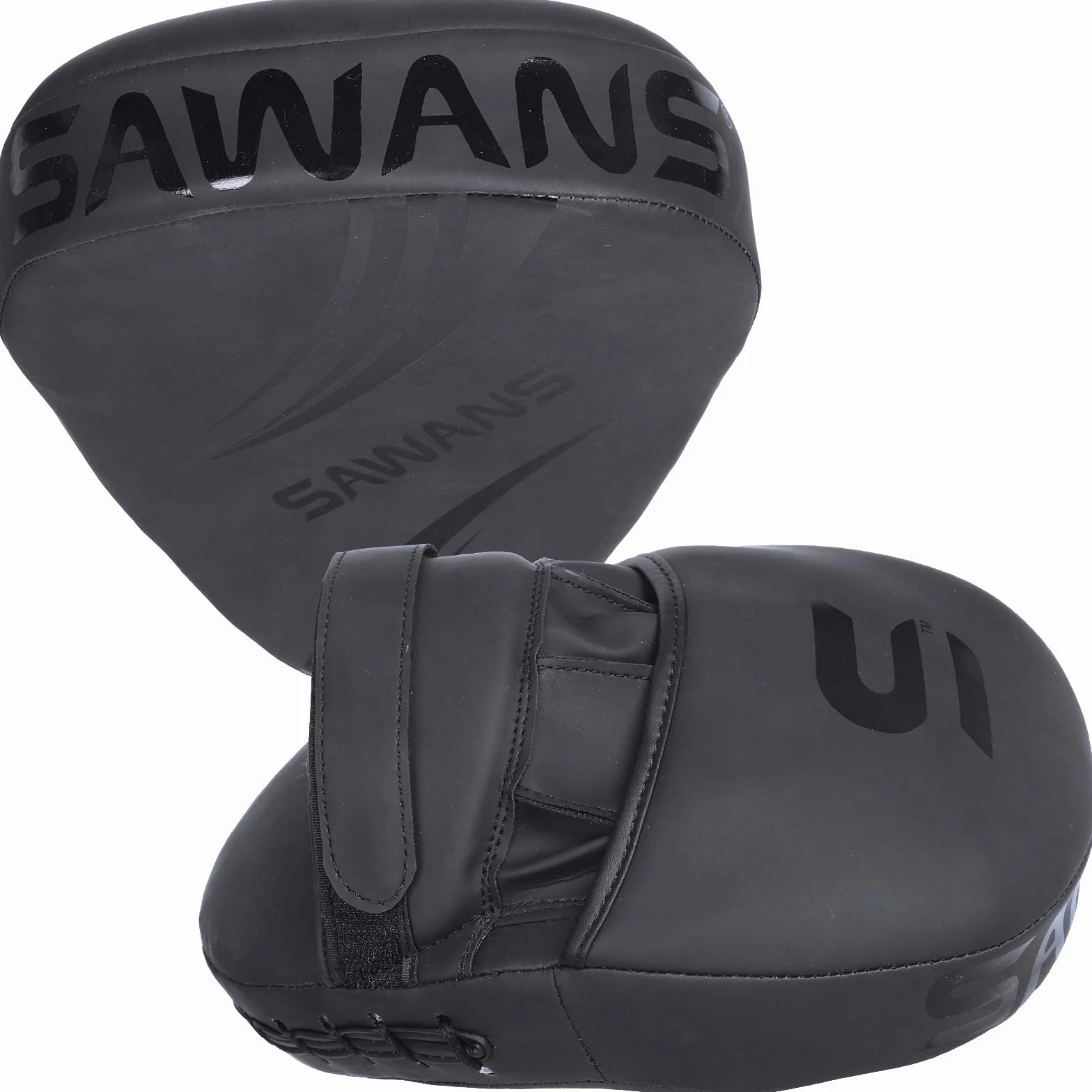 SAWANS® Almohadillas de boxeo de piel para kickboxing, Muay Thai y entrenamiento