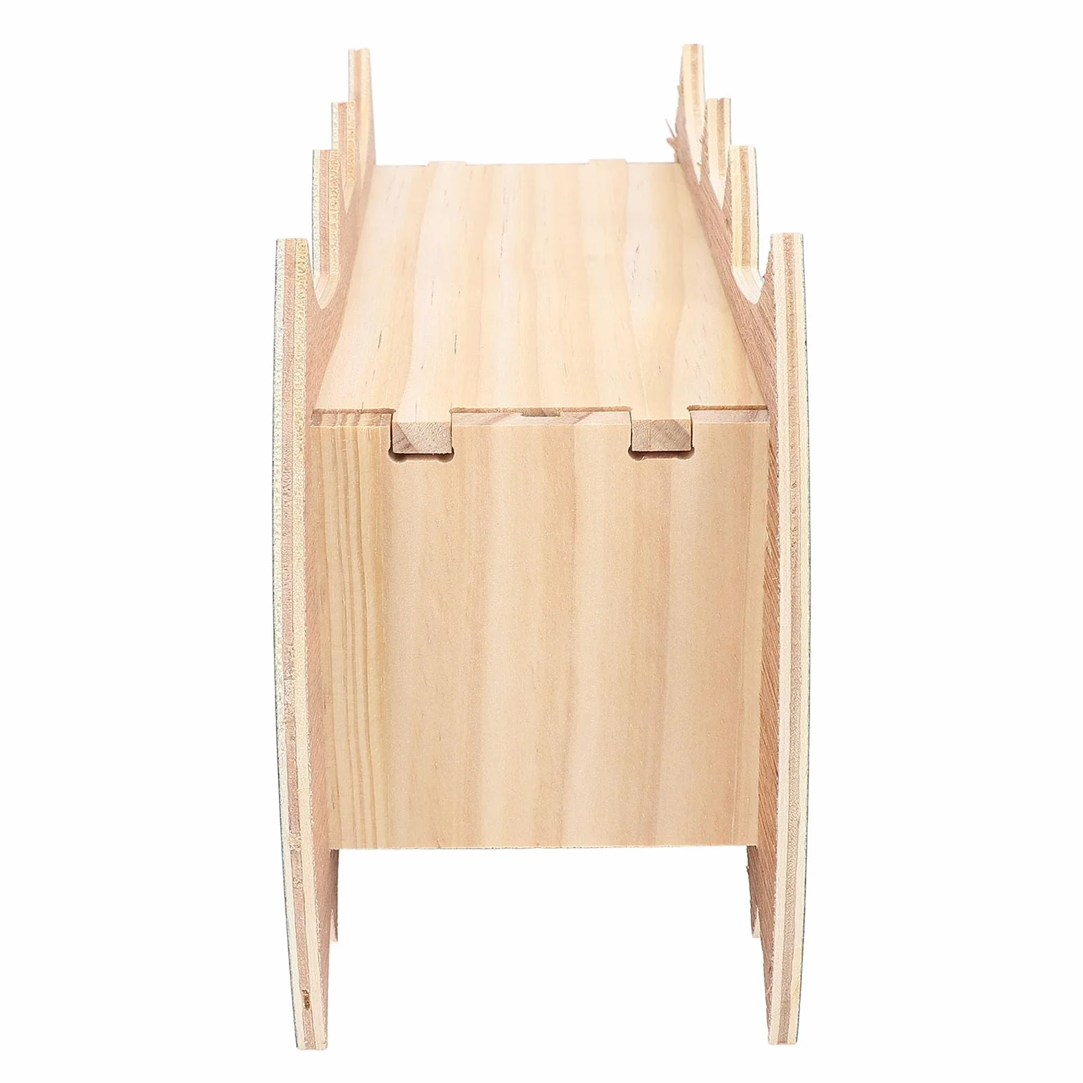 Elegante Casa de Madera para Murciélagos, Refugio Hábitat Montado Pared Durante,Caseta Bat Box Sin Tratar,Resistente Intemperie con Medio Ambiente Patio Jardinería Fácil