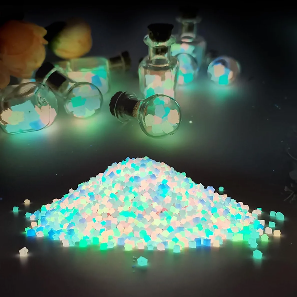 Piedras Luminosas para Macetas 6000 Piezas Decorativas Jardín Exterior