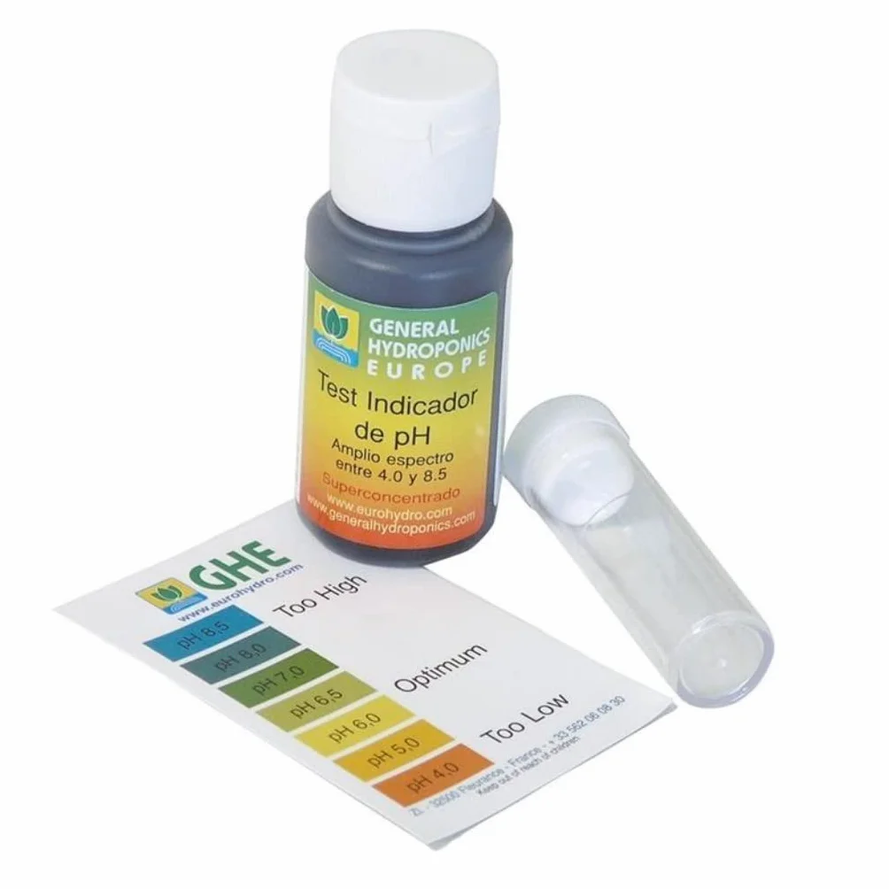 GHE Test Kit PH General Hidroponics 4.0-8.5 pH