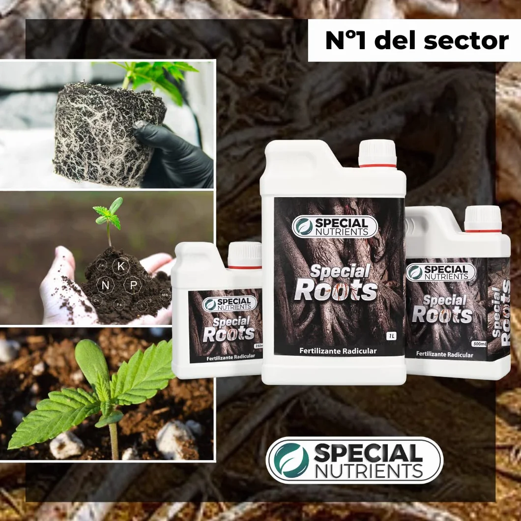 EUROGROW Fertilizante de Raíces Orgánico Abono Radicular 1L