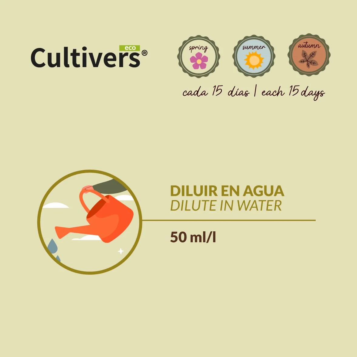 CULTIVERS Humus Líquido de Lombriz Ecológico 5 L Regenerador Suelo
