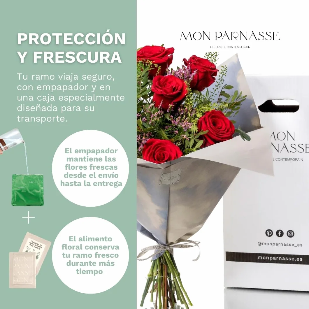 Ramo de Flores Naturales con Dedicatoria y Tarjeta Personalizada, Set Alimento Floral, Regalo