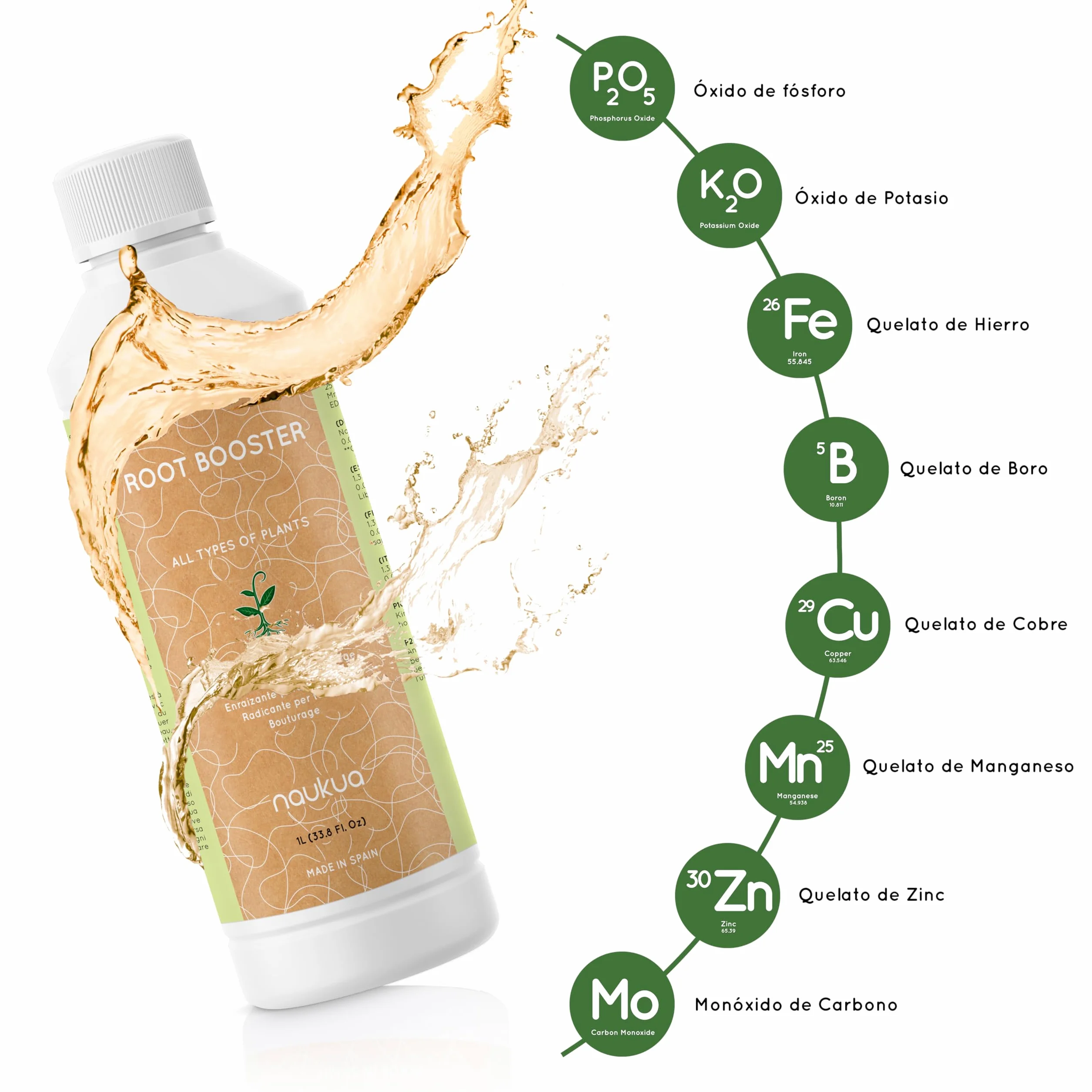 Enraizante para esquejes 1L Bioestimulante Libre de Hormonas