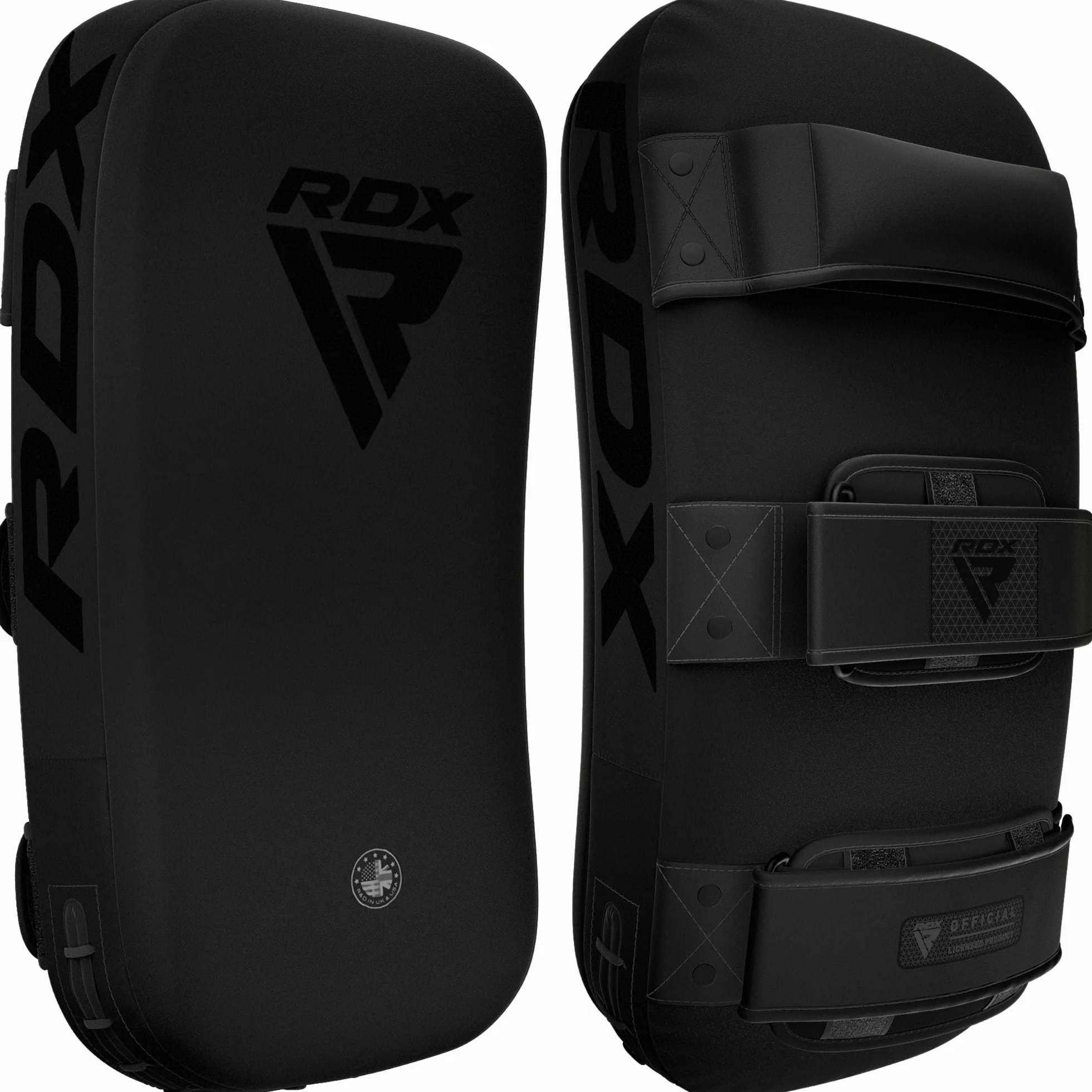 RDX Thai Pads Muay Thai Kick Boxing Training Pad, Maya Hide Cuero Boxeo Almohadilla, Escudo Manoplas MMA Kicking Sparring Artes Marciales Taekwondo