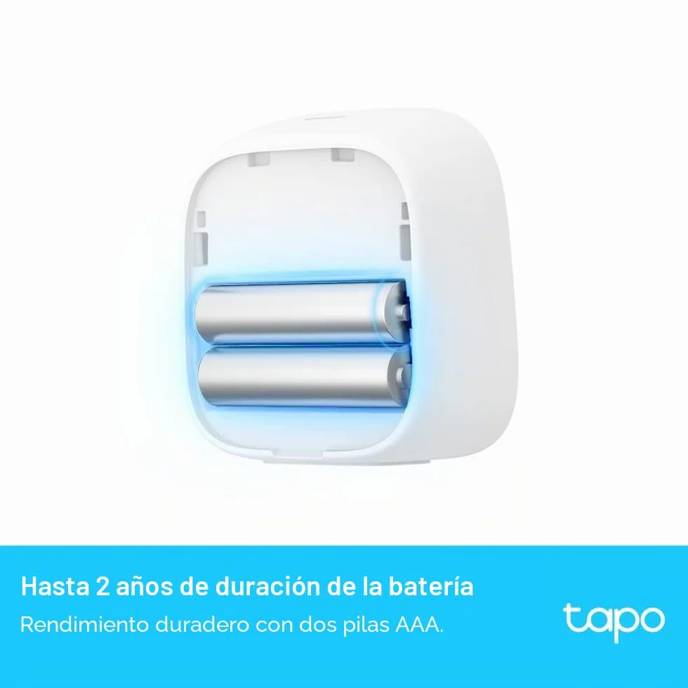 Tapo Termómetro inteligente WiFi higrómetro pantalla LCD batería incluida Alexa Google